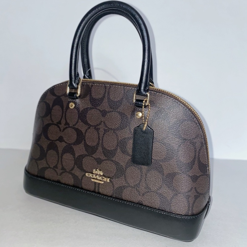 COACH Brown mini Sierra Satchel